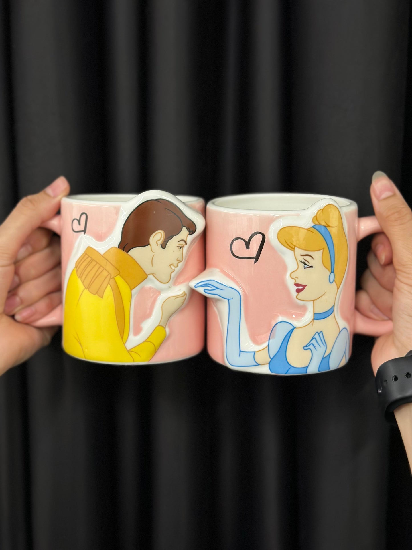 Cindrella and The prince Couple Mugs