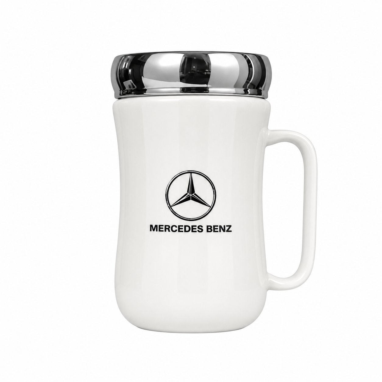 Mercedes-Benz Stainless Steel Insulated Travel Mug with Handle
