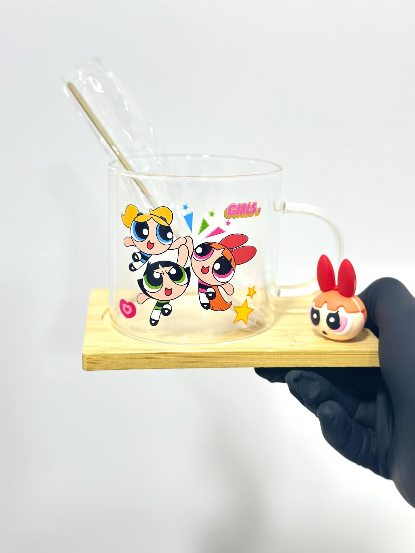 Powerpuff Girls glass cups