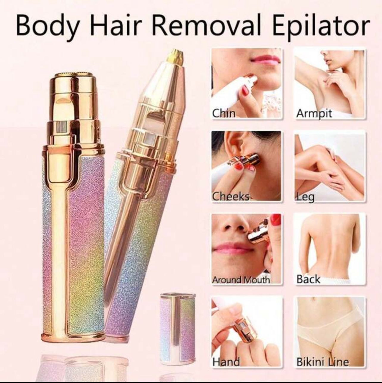 Portable Body Hair Removal Epilator
