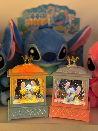 Stitch globe with music