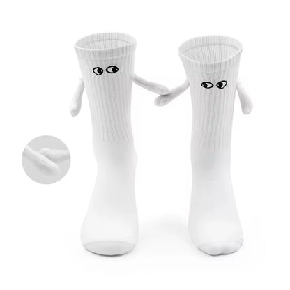 Funny Eyes Socks with Plush Hands