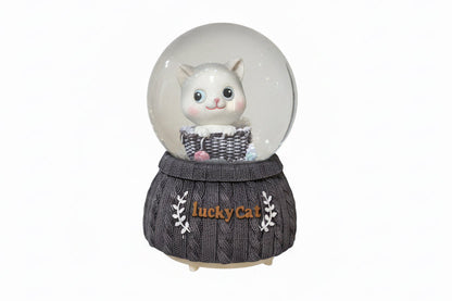 Cat snowglobe