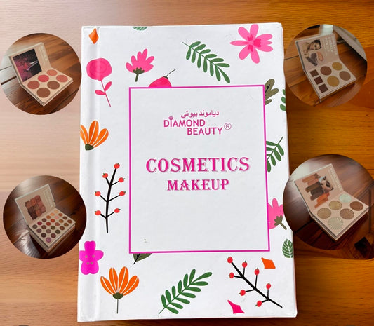 4-in-1 Makeup Book  Eyeshadow, Highlighter, Blusher & Concealer
