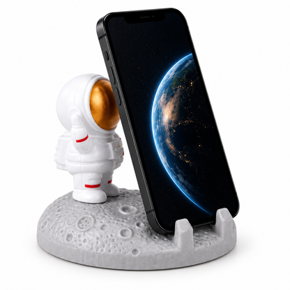 Astronaut Moon Phone Holder