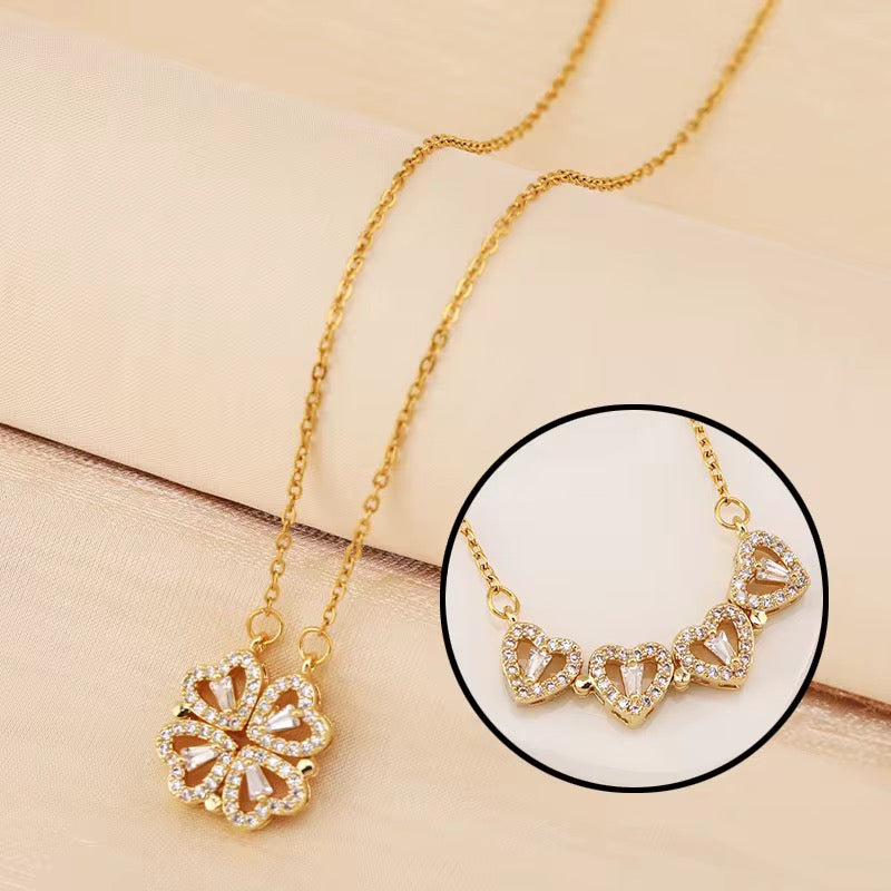 2-in-1 convertible heart necklace