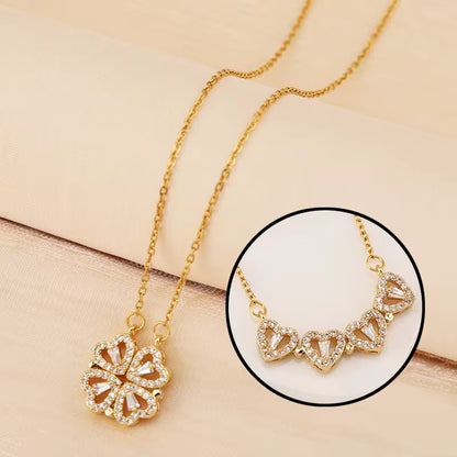 2-in-1 convertible heart necklace