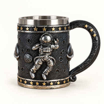 3D Astronaut Space Mug – Stainless Steel Interior