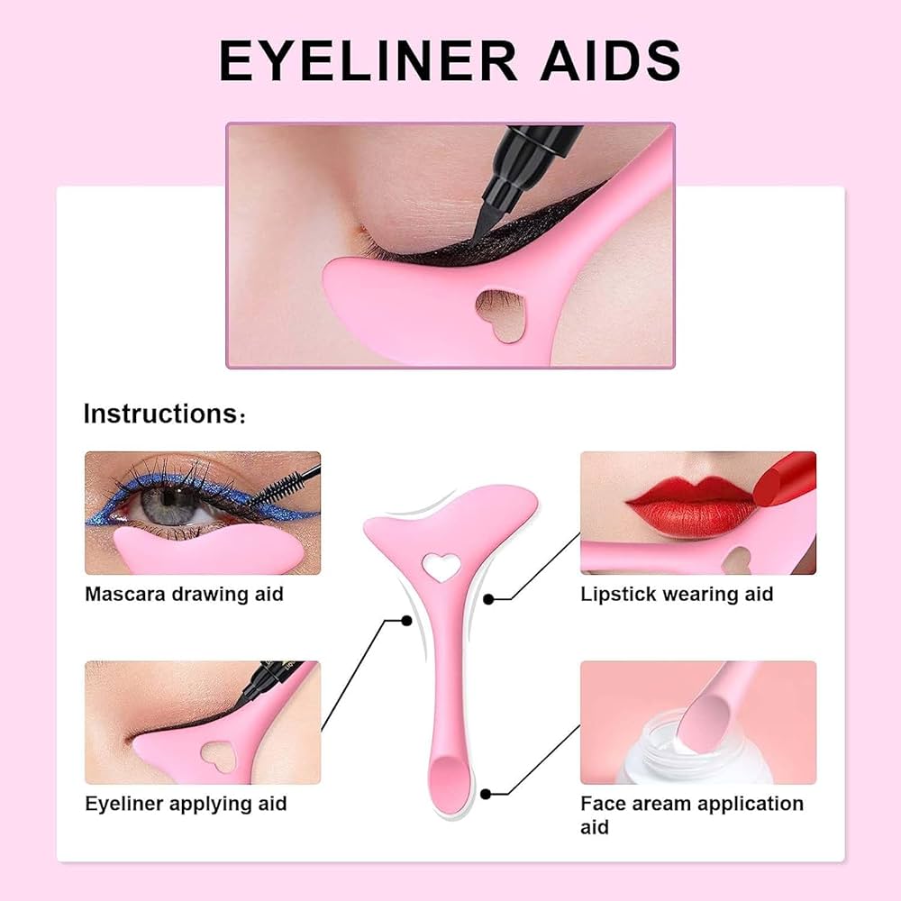 Eyeliner Aids – 4-in-1 Beauty Tool for Flawless Makeup Application