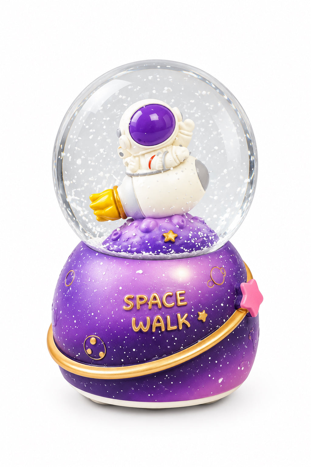 Astronaut snowball with music