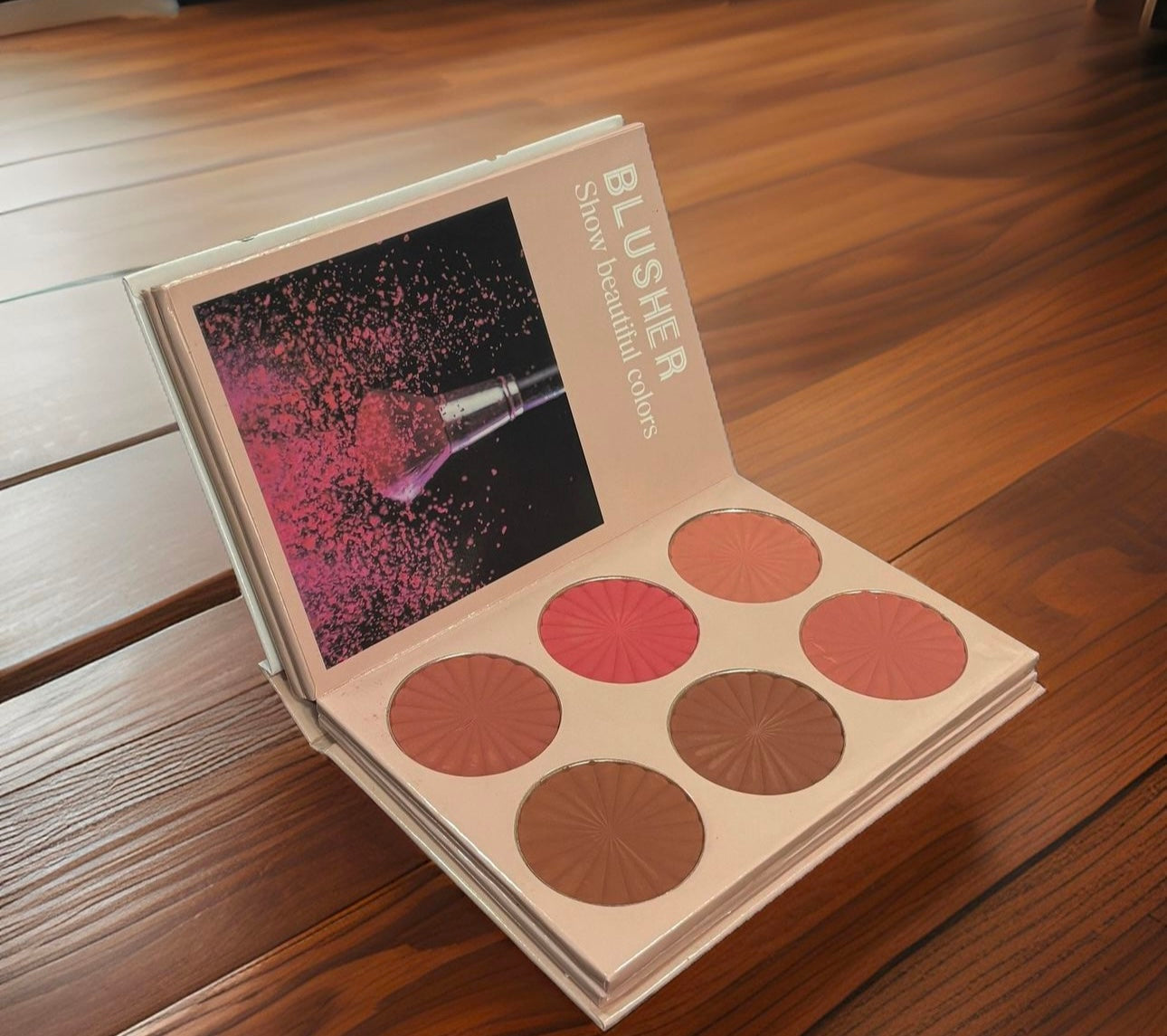 4-in-1 Makeup Book  Eyeshadow, Highlighter, Blusher & Concealer