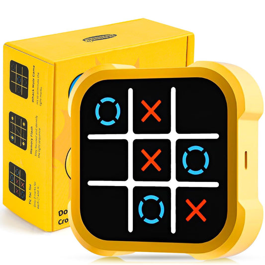 LED Smart Tic-Tac-Toe Game for Kids – 3 Game Modes | Rechargeable