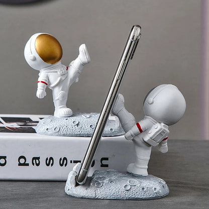 Astronaut Moon Phone Holder