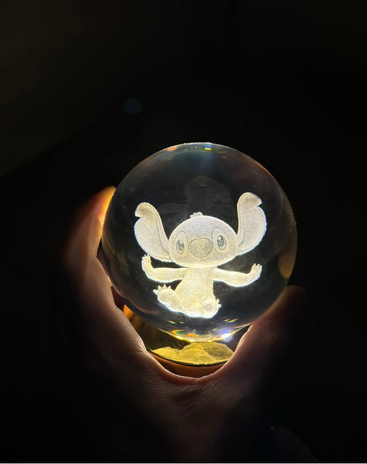 Stitch  moving crystal ball