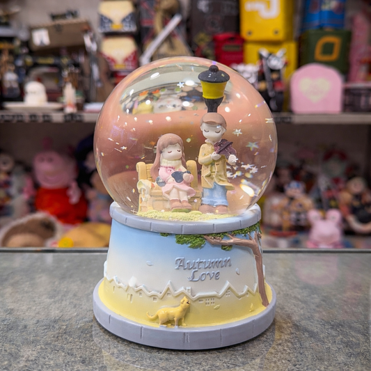 Autumn Love Snow Globe