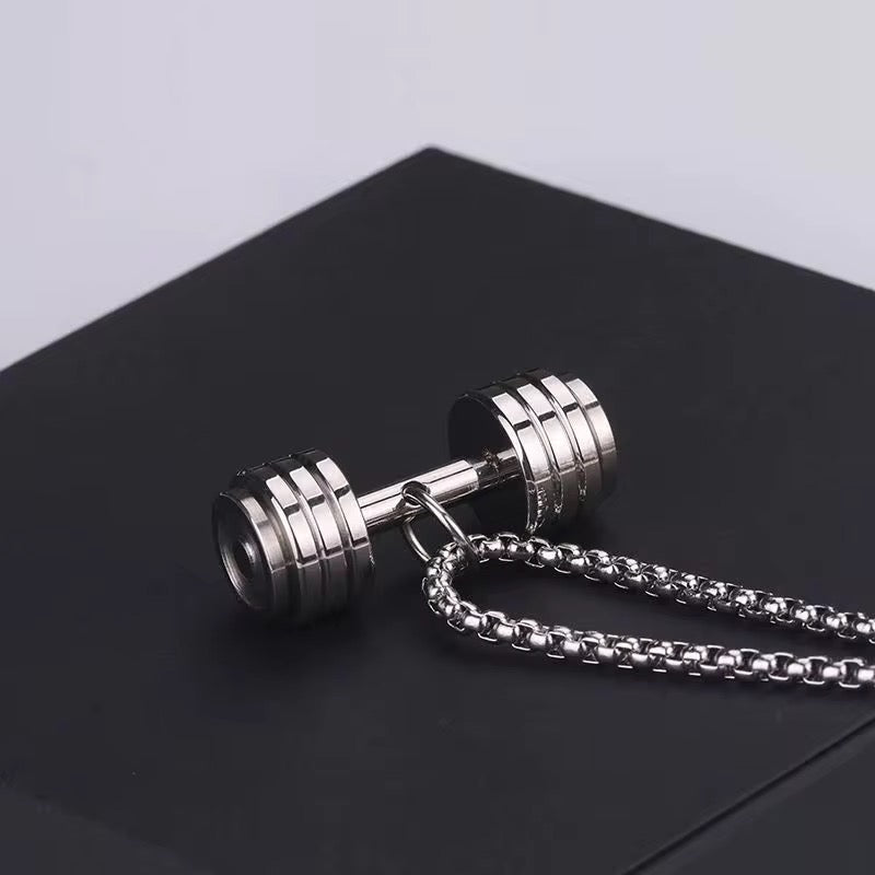 Dumbbell Necklace