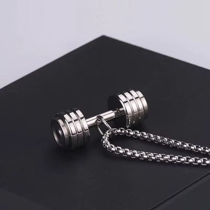 Dumbbell Necklace