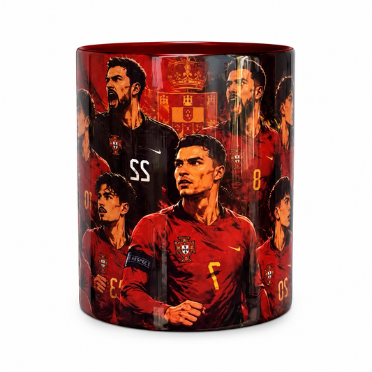 Portugal Football Mug – Premium Ceramic Coffee Mug