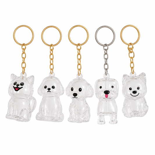 Dog Fur Keepsake Keychain