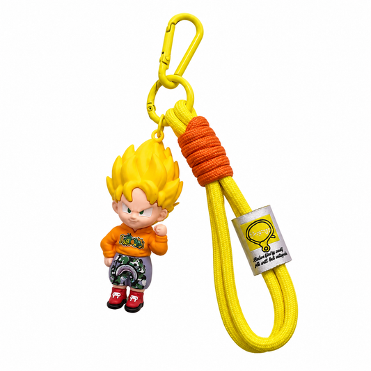 Super Saiyan Anime Paracord Keychain