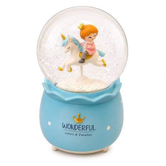 Musical LED Unicorn Snow Globe