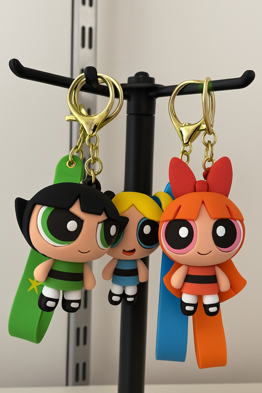 Powerpuff Girls keychains !