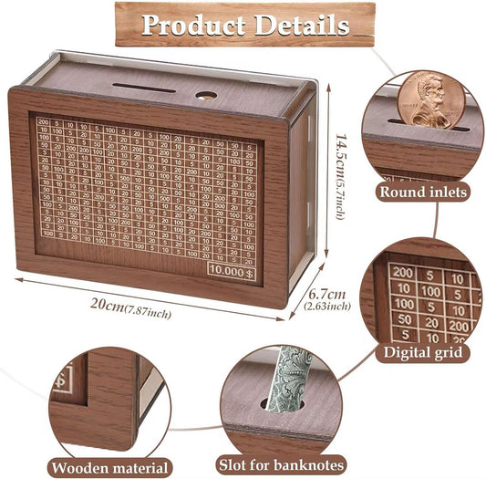 Wooden Saving Box