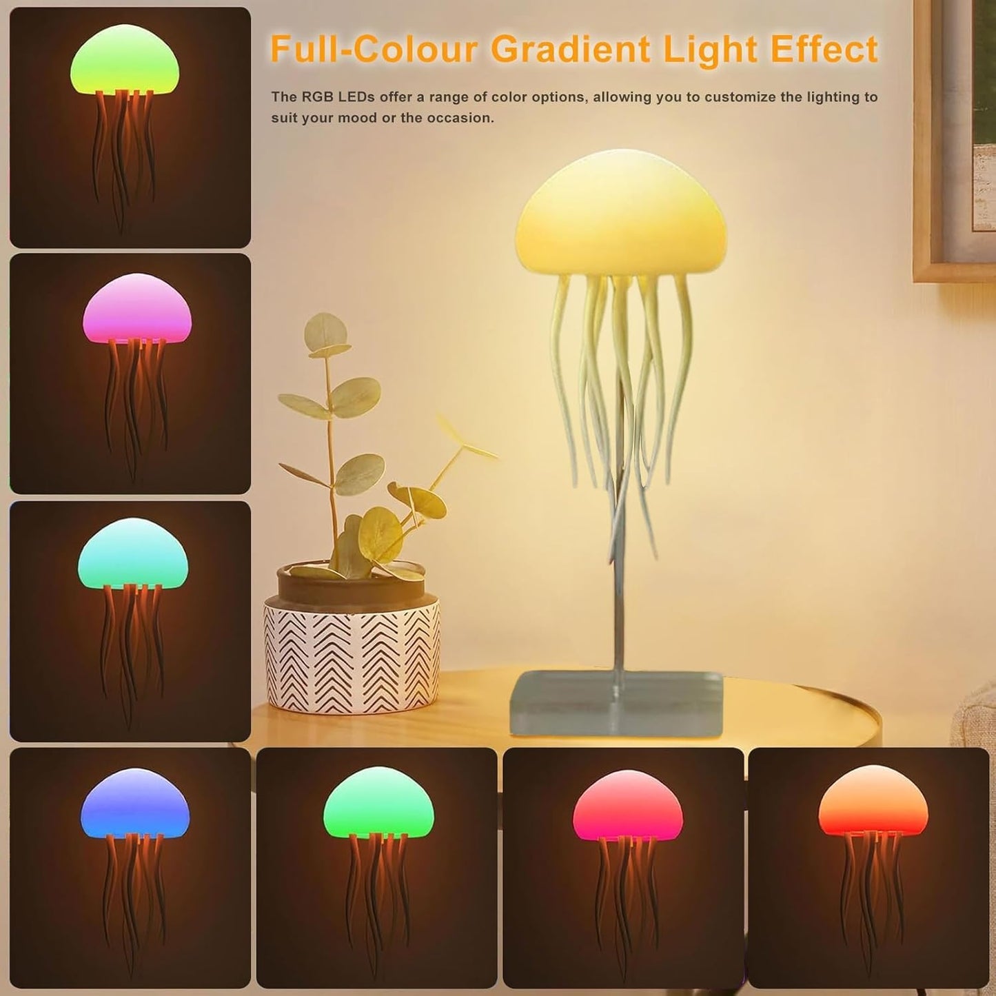 Jellyfish RGB Night Lamp