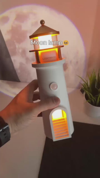 Lighthouse Moon Projection Lamp