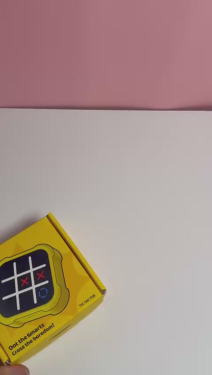 LED Smart Tic-Tac-Toe Game for Kids – 3 Game Modes | Rechargeable